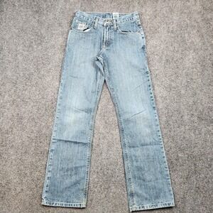 Cinch Jeans Mens 27x32 Light Wash Blue Bootcut Denim Western Casual Silver Label